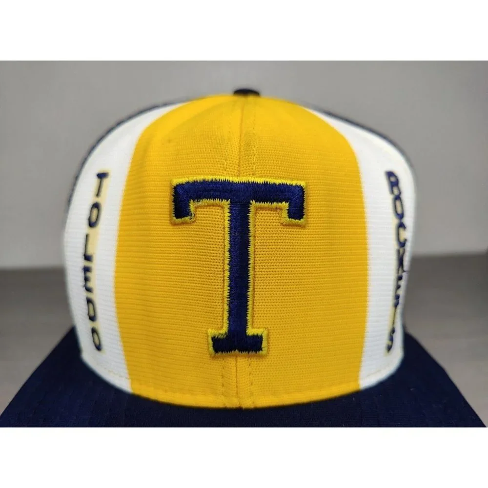 Vintage AJD Lucky Stripe Hat NCAA Toledo Rockets